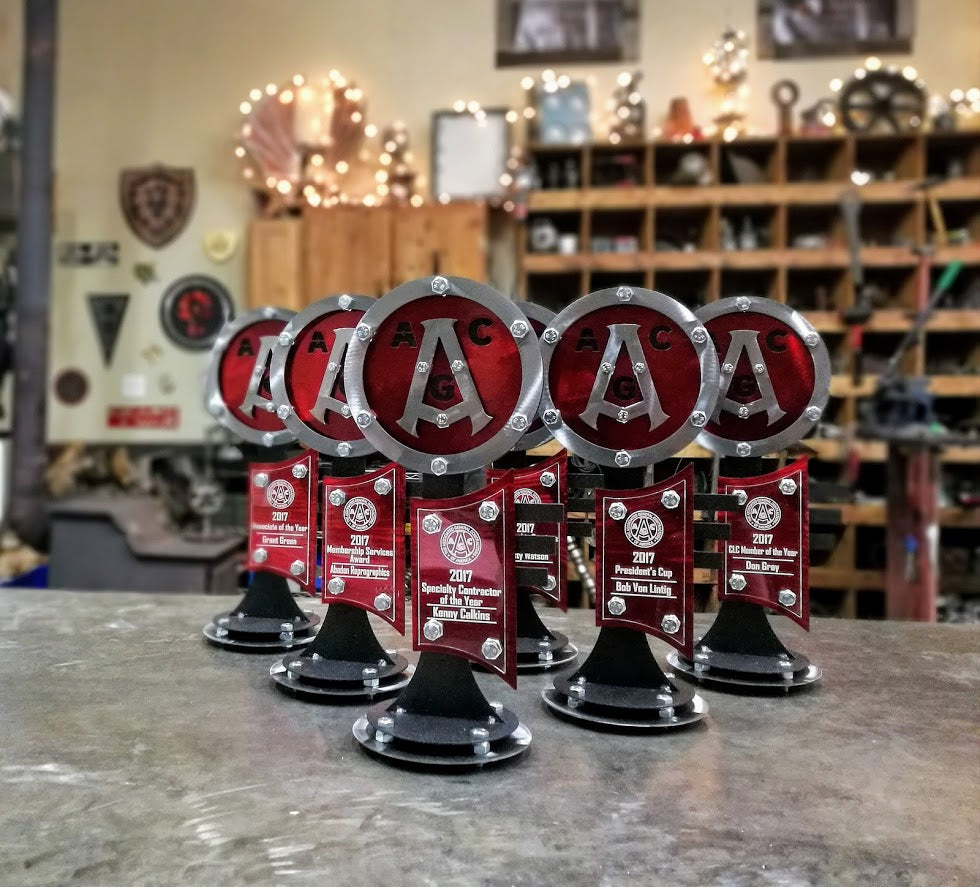 "Beacon 66" Custom Metal Trophy