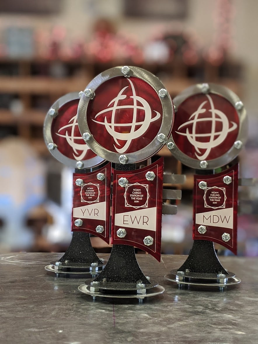 "Beacon 66" Custom Metal Trophy