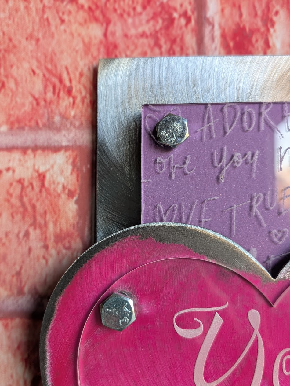 Steel Heart--Industrial Metal Wall Sculpture