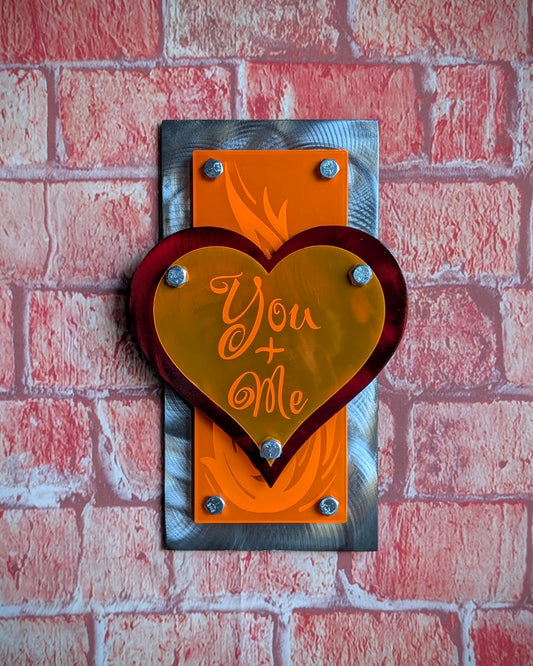 Steel Valentine Wall Art "Flame"