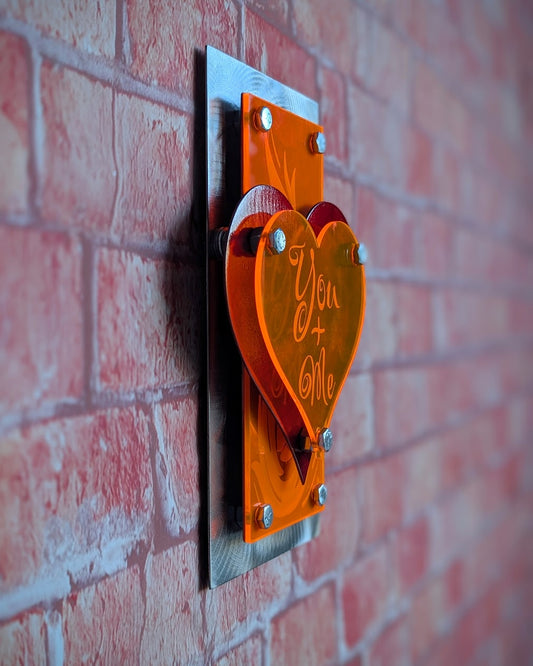 Steel Valentine Wall Art "Flame"