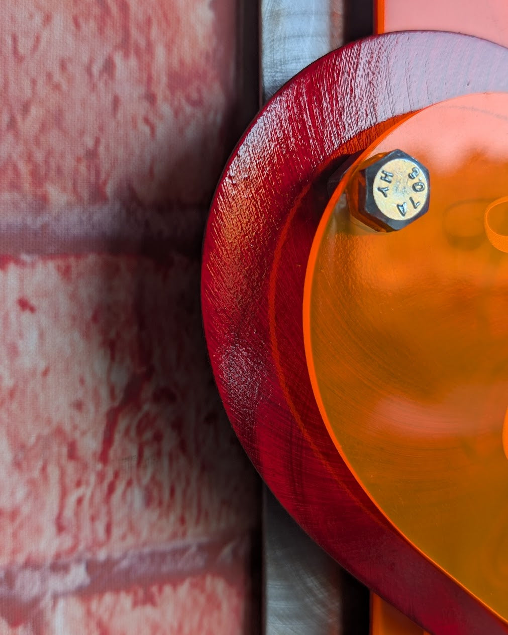 Steel Heart-Burning Industrial Wall Art